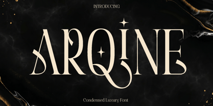 Arqine Font Poster 1