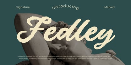 Fedley Font Poster 1