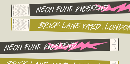 Kinetica Scribble Font Poster 7
