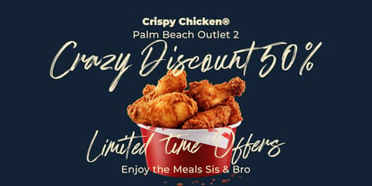Palmetas Font Poster 6