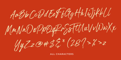 Palmetas Font Poster 9
