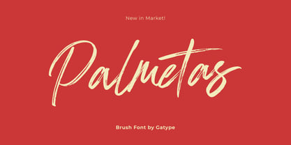 Palmetas Font Poster 1