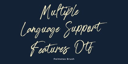 Palmetas Font Poster 8