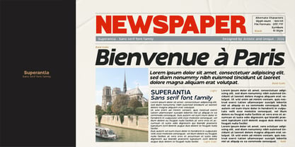 Superantia Font Poster 12