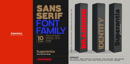Superantia Font Poster 14