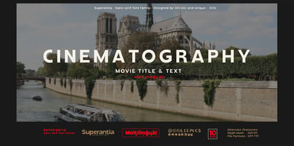 Superantia Font Poster 15