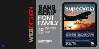 Superantia Font Poster 13