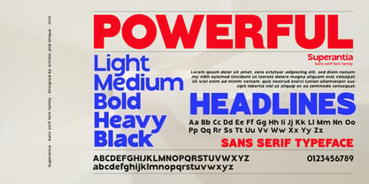 Superantia Font Poster 7