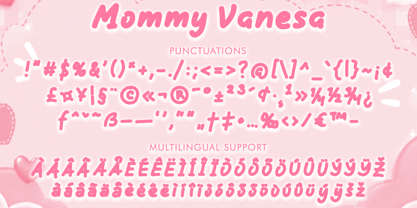 Mommy Vanesa Font Poster 5
