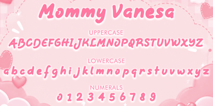 Mommy Vanesa Font Poster 4