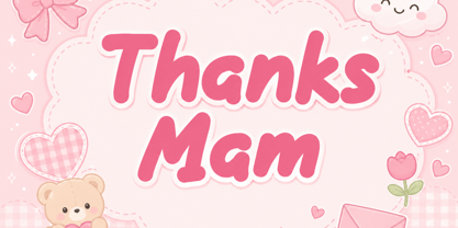 Mommy Vanesa Font Poster 2