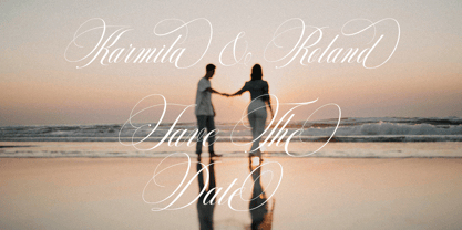 Delighton Script Font Poster 13