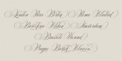 Delighton Script Font Poster 7