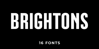 Brightons Font Poster 1