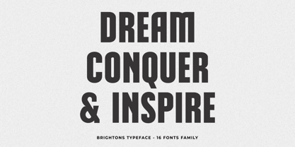 Brightons Font Poster 5
