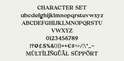 Quervia Font Poster 5