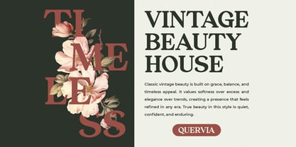 Quervia Font Poster 3