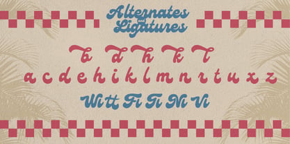 Heavy Palm Font Poster 8