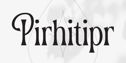 Pirhitipr Font Poster 1