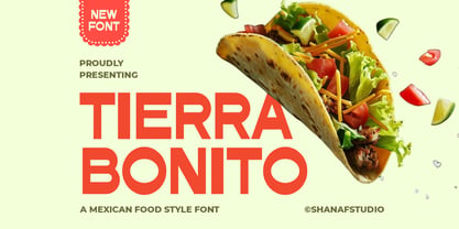 Tierra Bonito Font Poster 1
