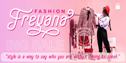Aesthelina Font Poster 2