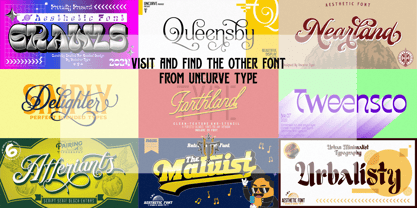 Aesthelina Font Poster 10