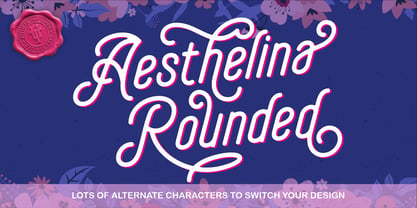 Aesthelina Font Poster 1