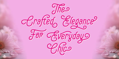 Aesthelina Font Poster 5