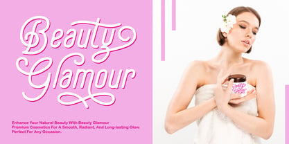 Aesthelina Font Poster 3