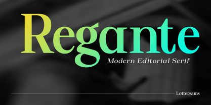 Regante Font Poster 1