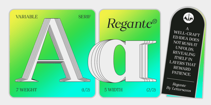 Regante Font Poster 12