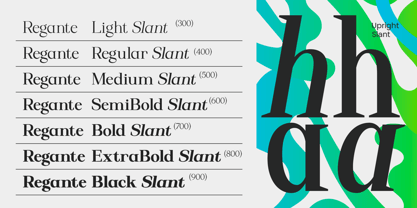 Regante Font Poster 4