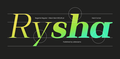 Regante Font Poster 13