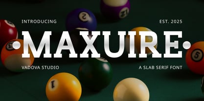 Maxuire Font Poster 1