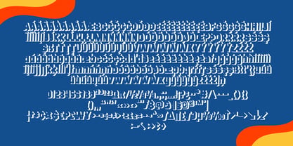 Rumble Block Font Poster 11