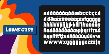 Rumble Block Font Poster 9