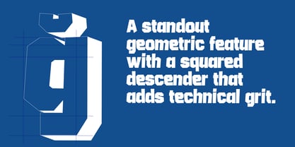 Rumble Block Font Poster 5