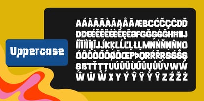 Rumble Block Font Poster 8