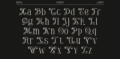 Melkova Font Poster 2