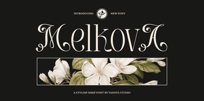 Melkova Font Poster 1