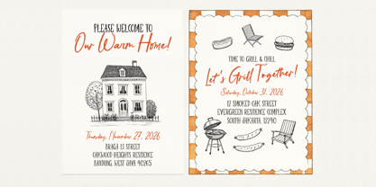 Autumn in Philadelphia Font Poster 2