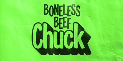 Hey Chuck Font Poster 1
