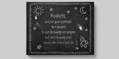 Orinella Scribble Font Poster 4