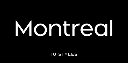 Montreal Font Poster 1