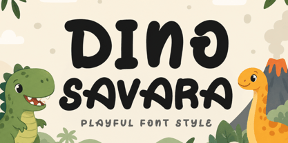 Dino Savara Font Poster 1