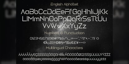 Asteron Font Poster 3