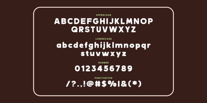 Mocha Muffin Font Poster 2