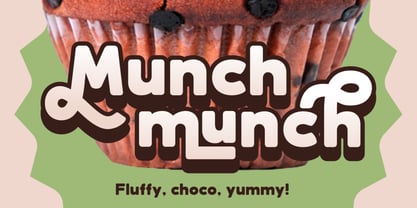 Mocha Muffin Font Poster 5