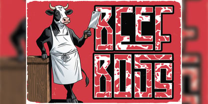 Meat Smith Font Poster 4