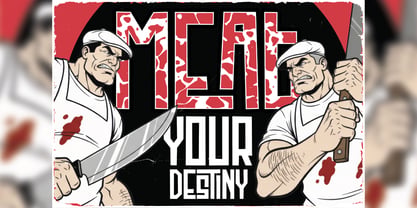 Meat Smith Font Poster 2